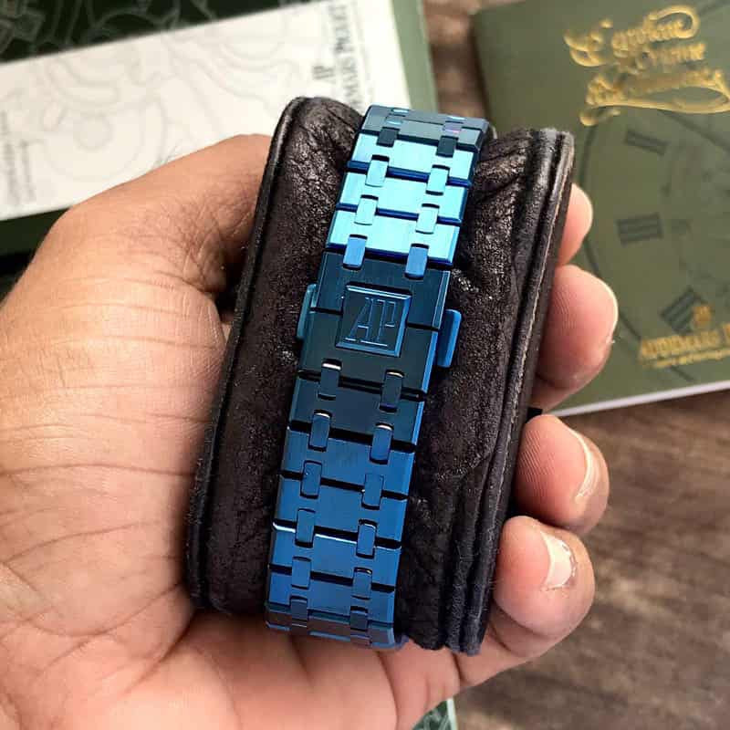 Audemars Piguet Royal Oak Double Balance Wheel Open worked Full Blue S