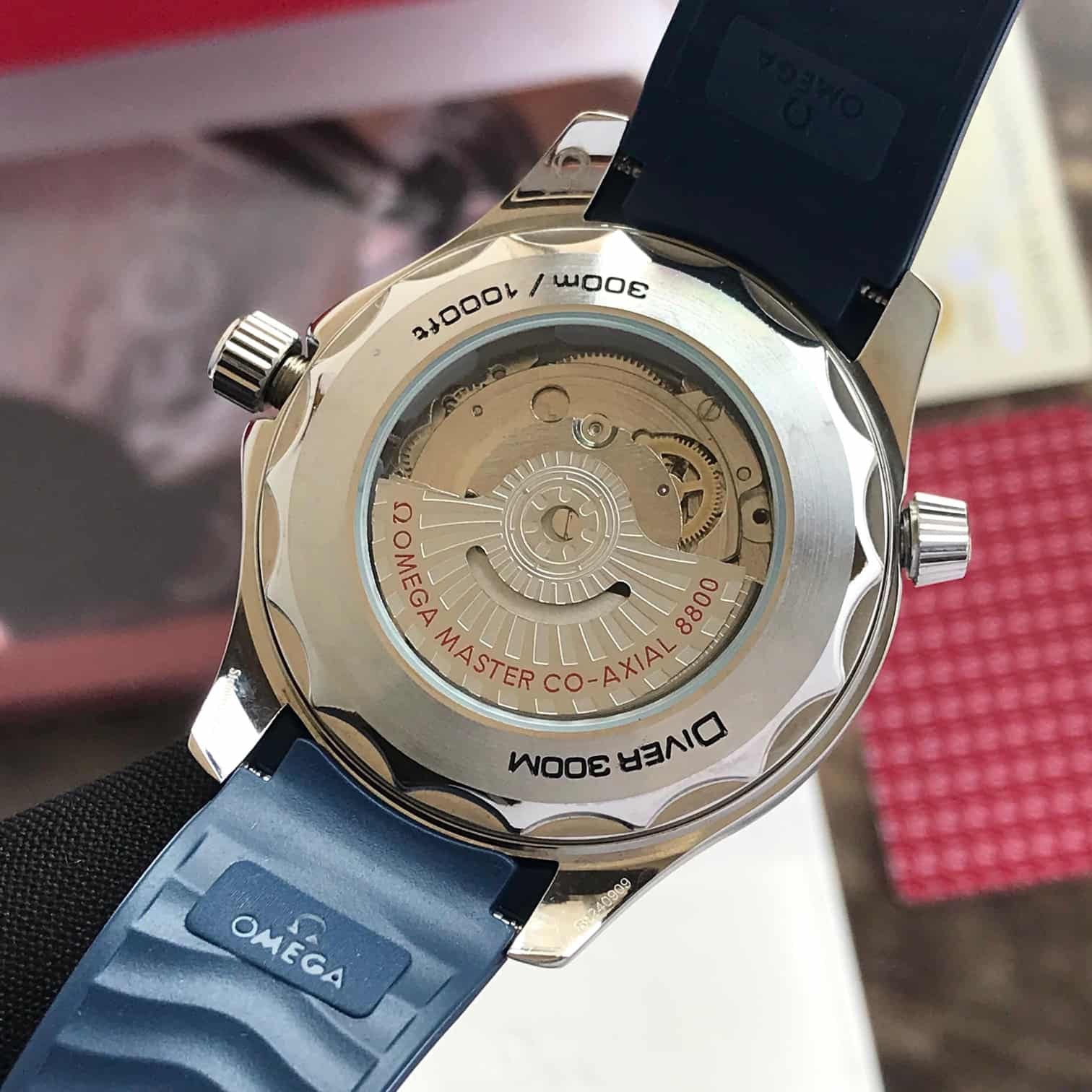 Omega Seamster Silver Blue Diver Japanese Automatic Mens Watch