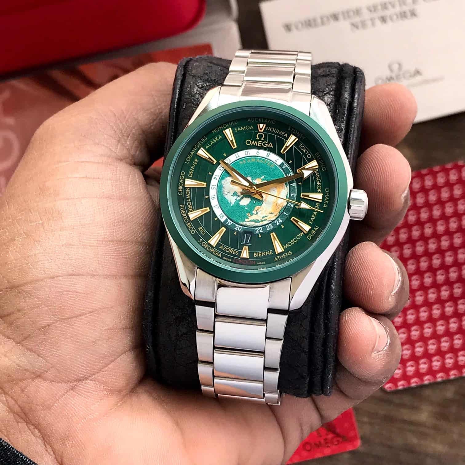 OMEGA Aqua Terra Co-Axial Chronometer WORLDTIMER