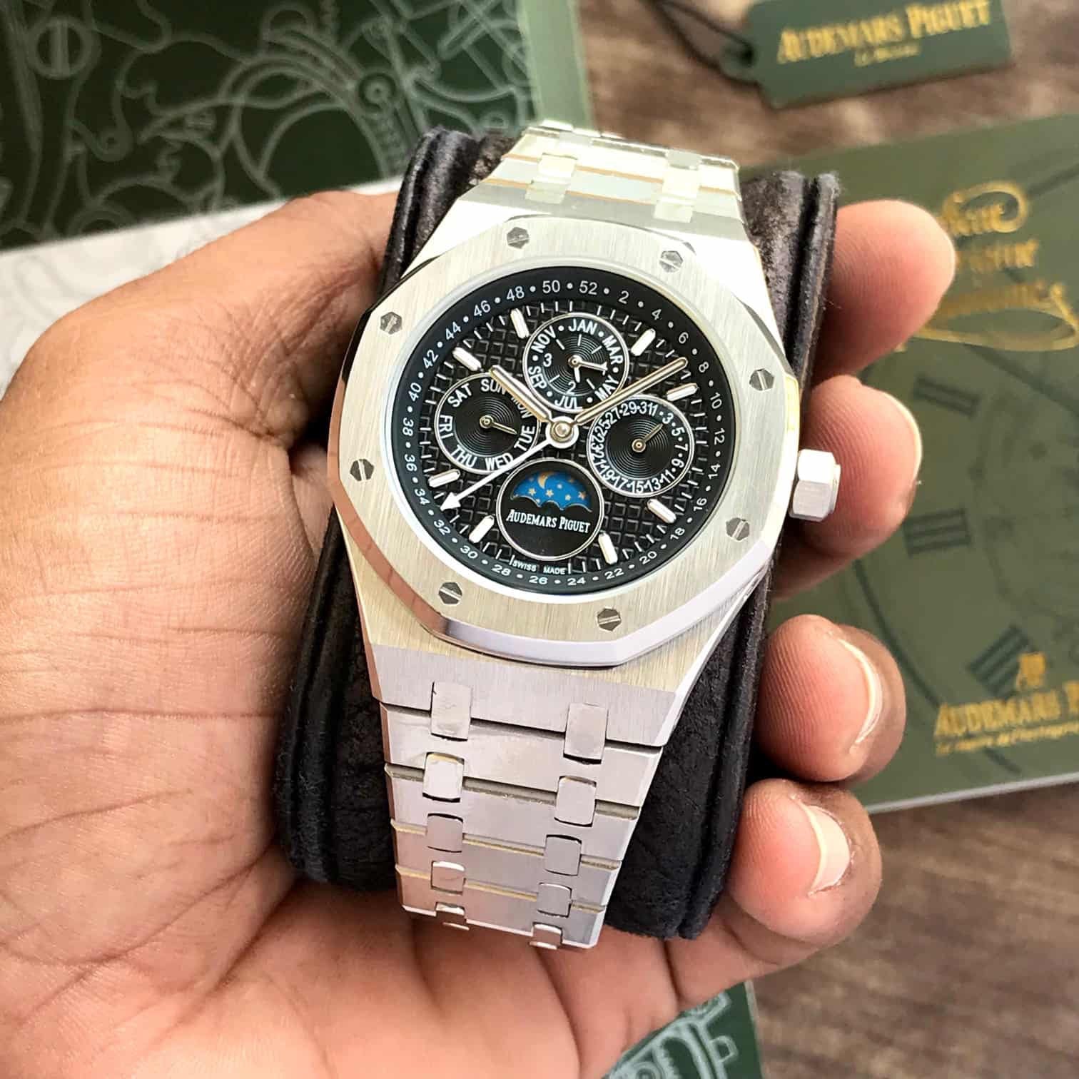 Audemars Piguet Royal Oak Double Balance Wheel Open worked Dial Full B