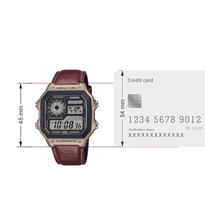 CASIO AE 1200 LEATHER