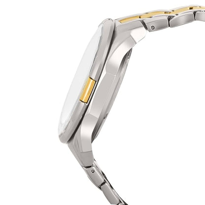 Casio Edifice EFR-539 | Silver-Gold Black Dial Bold Edition