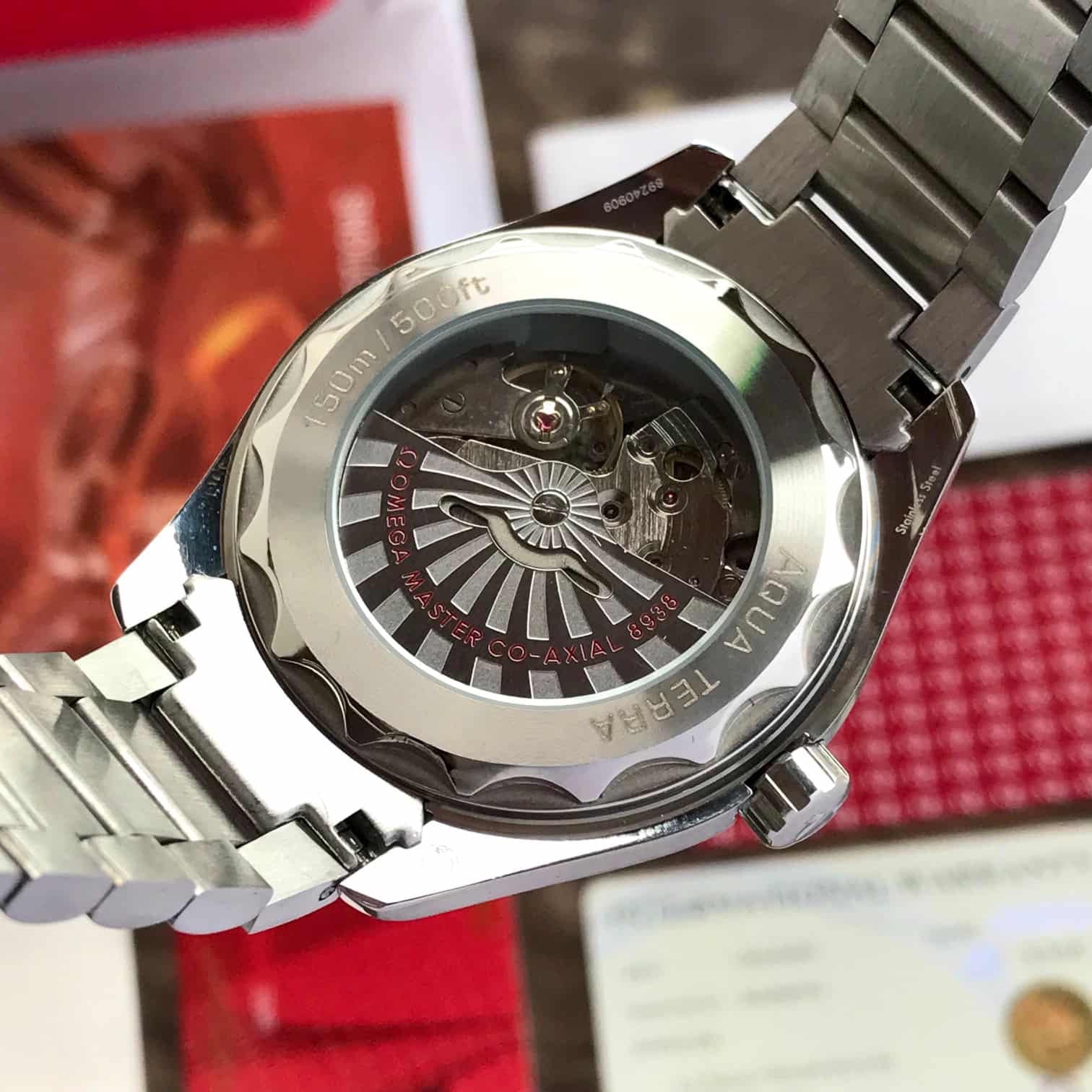 Omega Seamster Aquaterra Black Dial Stainless Steel Automatic Mens Wat