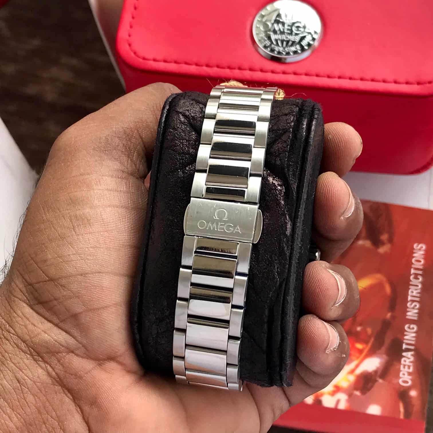 Omega Seamster Aquaterra Black Dial Stainless Steel Automatic Mens Wat