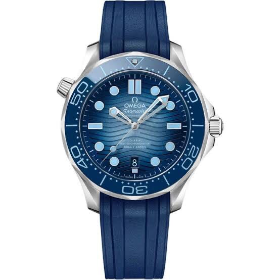 Omega Seamster Silver Blue Diver Japanese Automatic Mens Watch