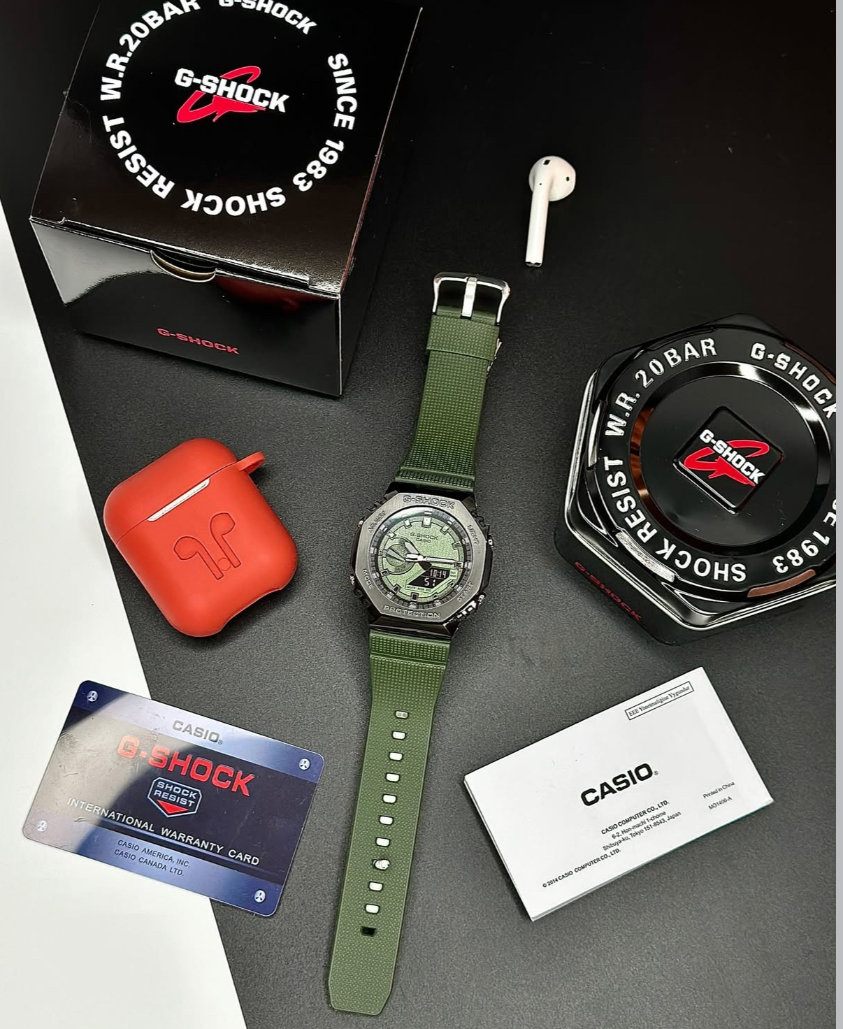 G-SHOCK GM 2100 GREEN METAL BODY