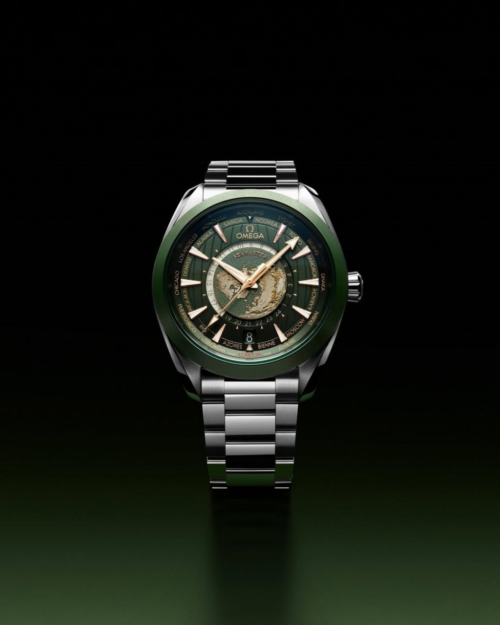 OMEGA Aqua Terra Co-Axial Chronometer WORLDTIMER