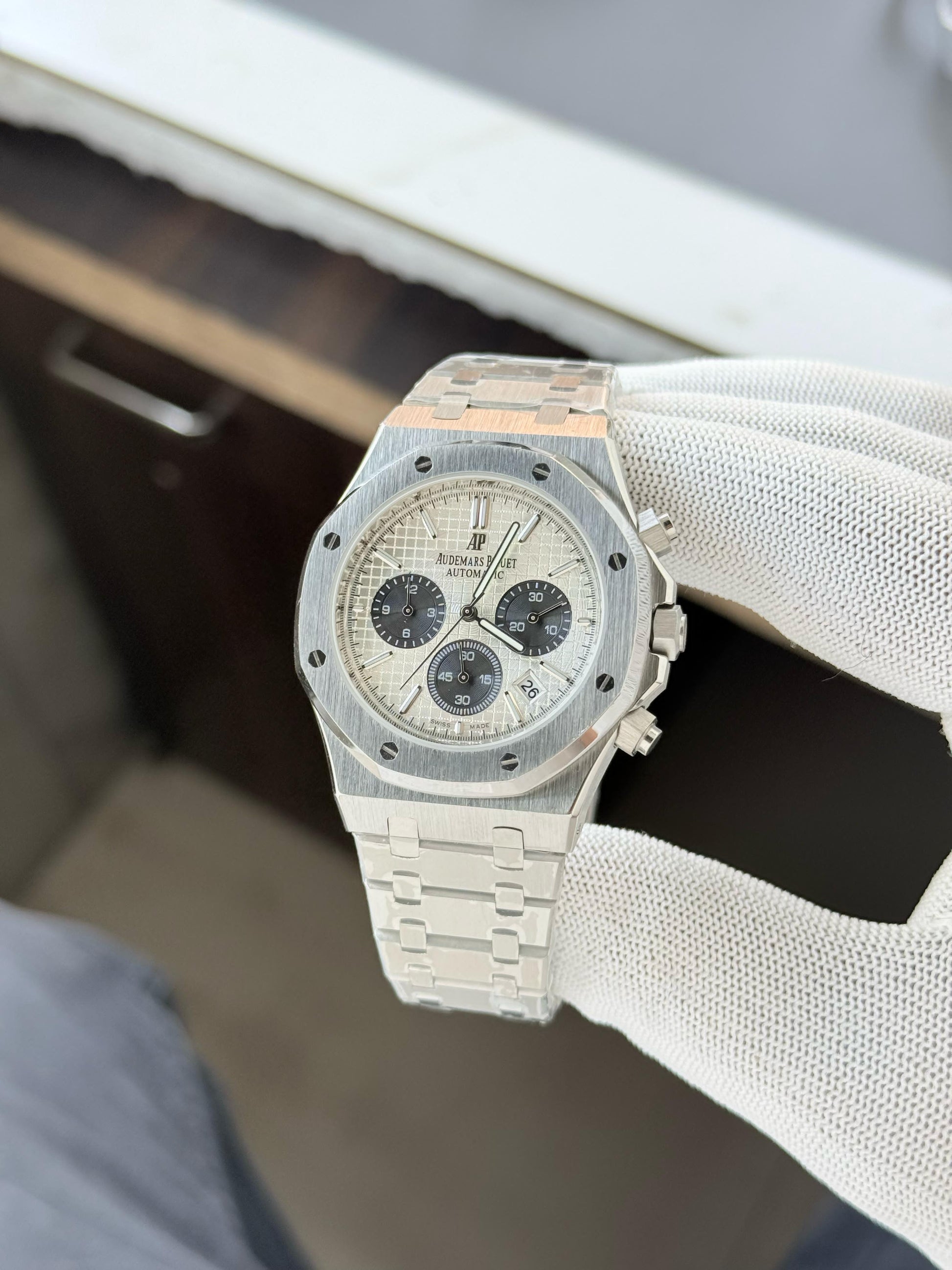 Audemars Piguet Royal Oak Double Balance Wheel Open worked Dial Full B