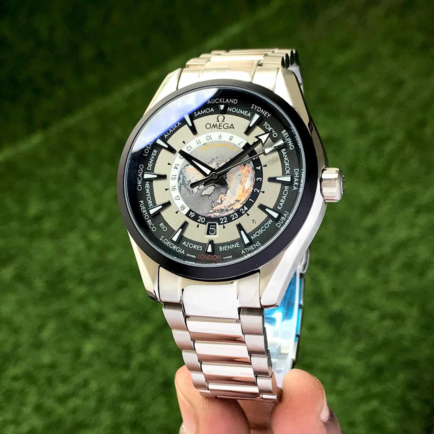 Omega Seamster Aquaterra Black Dial Stainless Steel Automatic Mens Wat