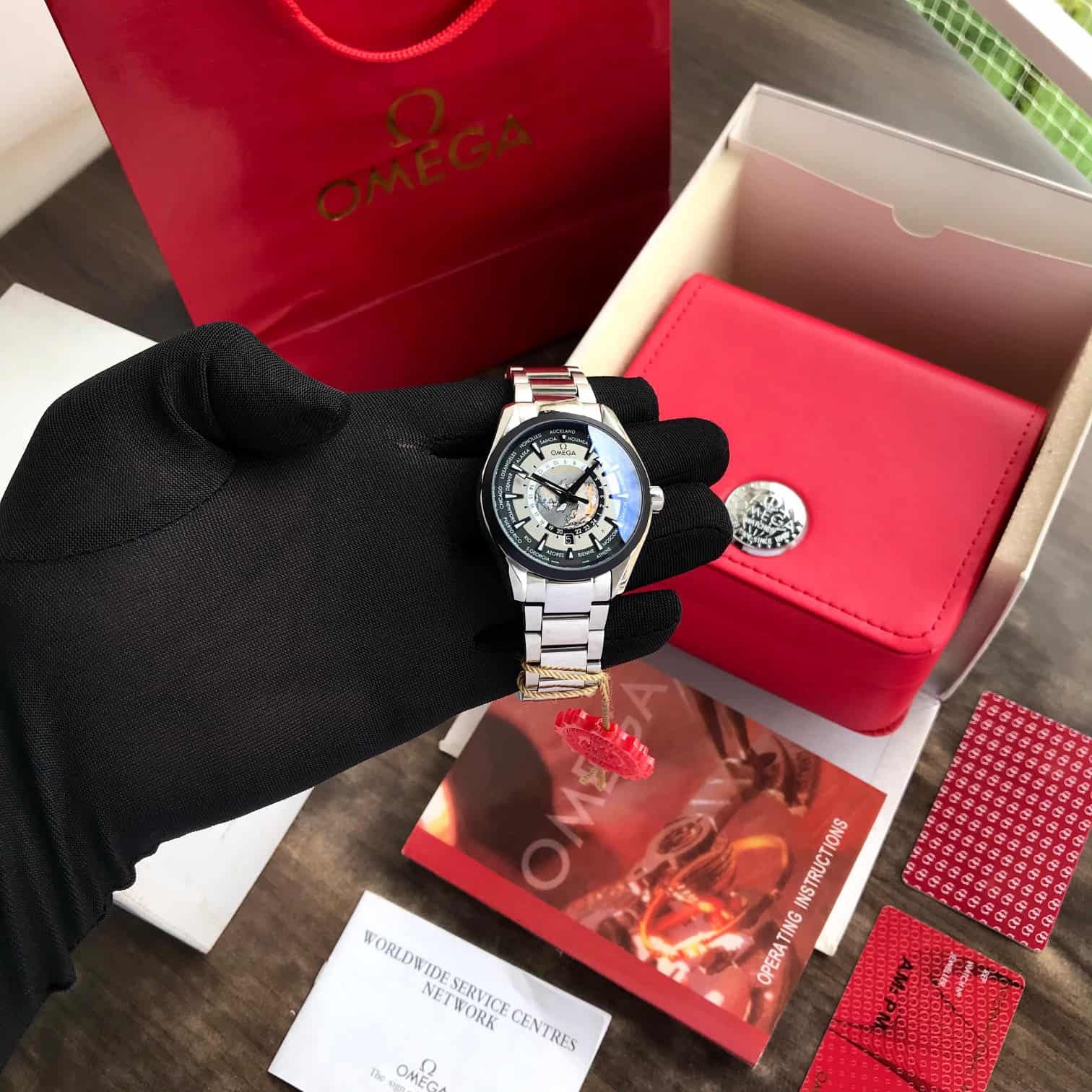 Omega Seamster Aquaterra Black Dial Stainless Steel Automatic Mens Wat