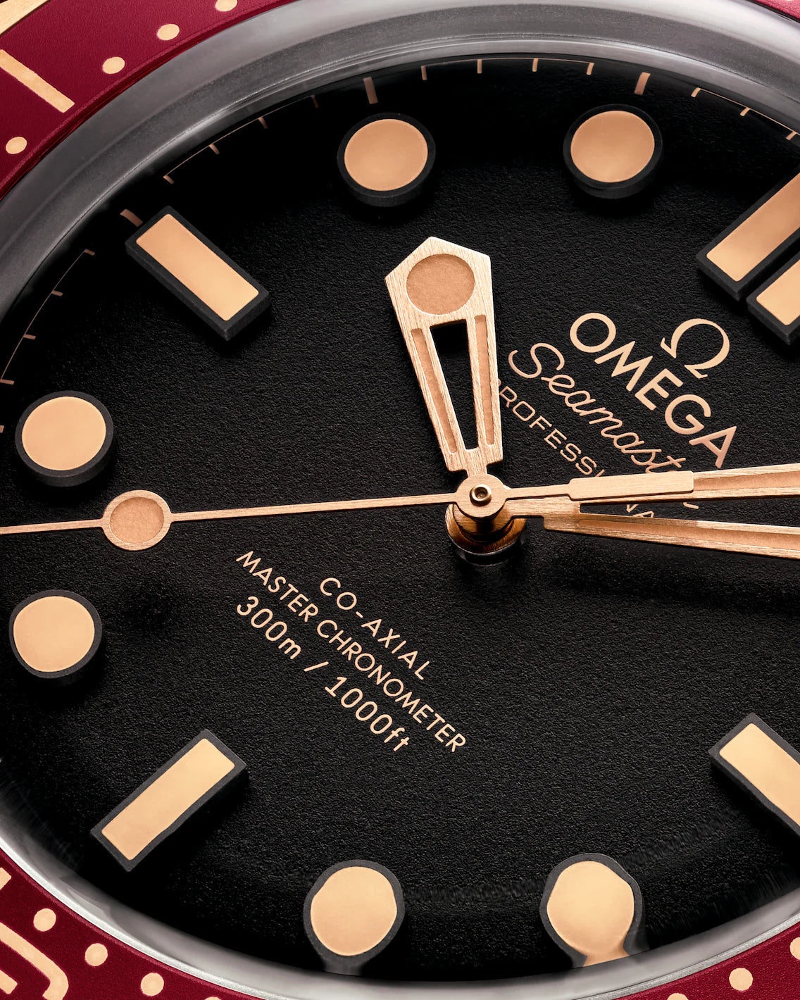 The Omega Seamaster Diver 300M In Bronze Gold And Burgundy
