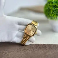 CASIO ANALOG GOLDEN WITH GOLDEN DIAL